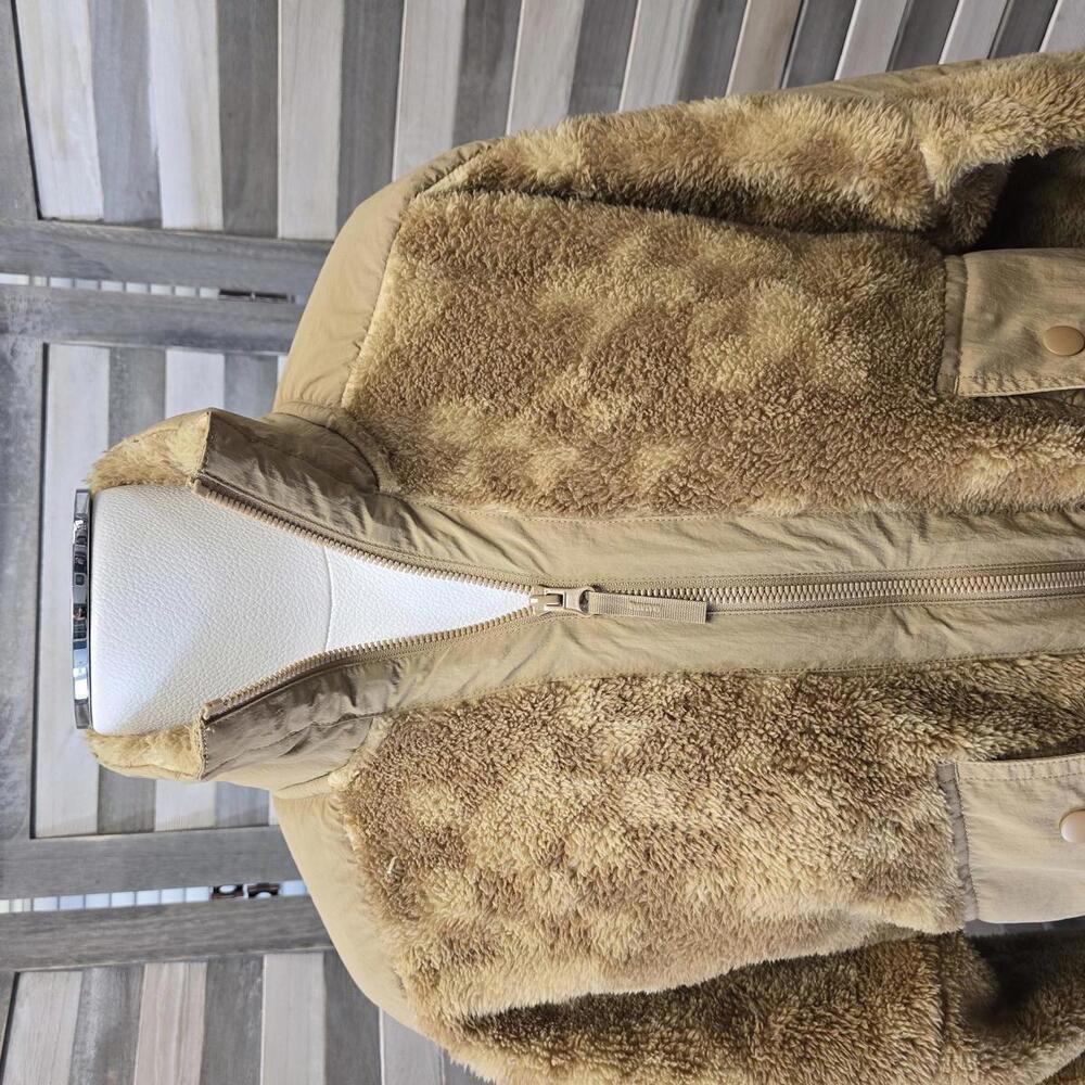 Women's Printed High Pile Fleece Jacket | JoyLab | X Small - Picture 5 of 12